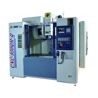 인더스트리얼 3 주축 Cnc 수직 밀링 머신 0.008 밀리미터 반복 위치 결정 정밀도